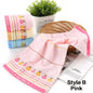 Pure Cotton Children's Towel, Soft Absorbent Baby Face Wash Towel for Kids.