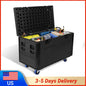 Rolling Road Case Stackable with Lockable Casters Shipping Case Waterproof.