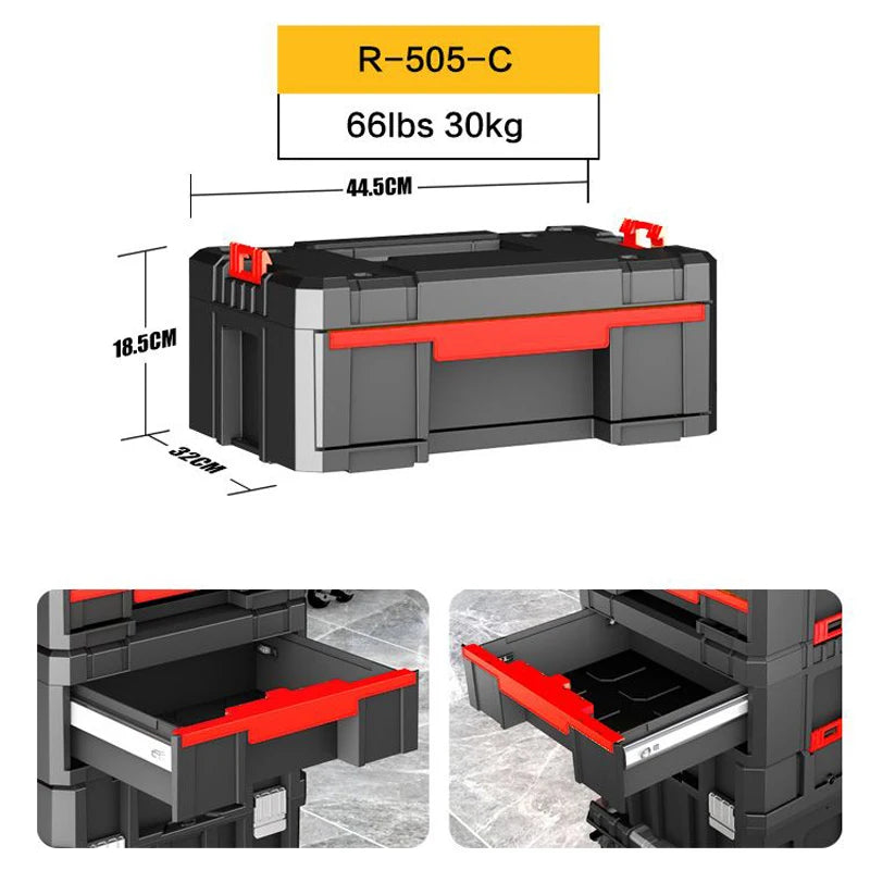 Electrical Appliances. For sale separately. Stackable roller toolbox, plastic portable folding storage box.