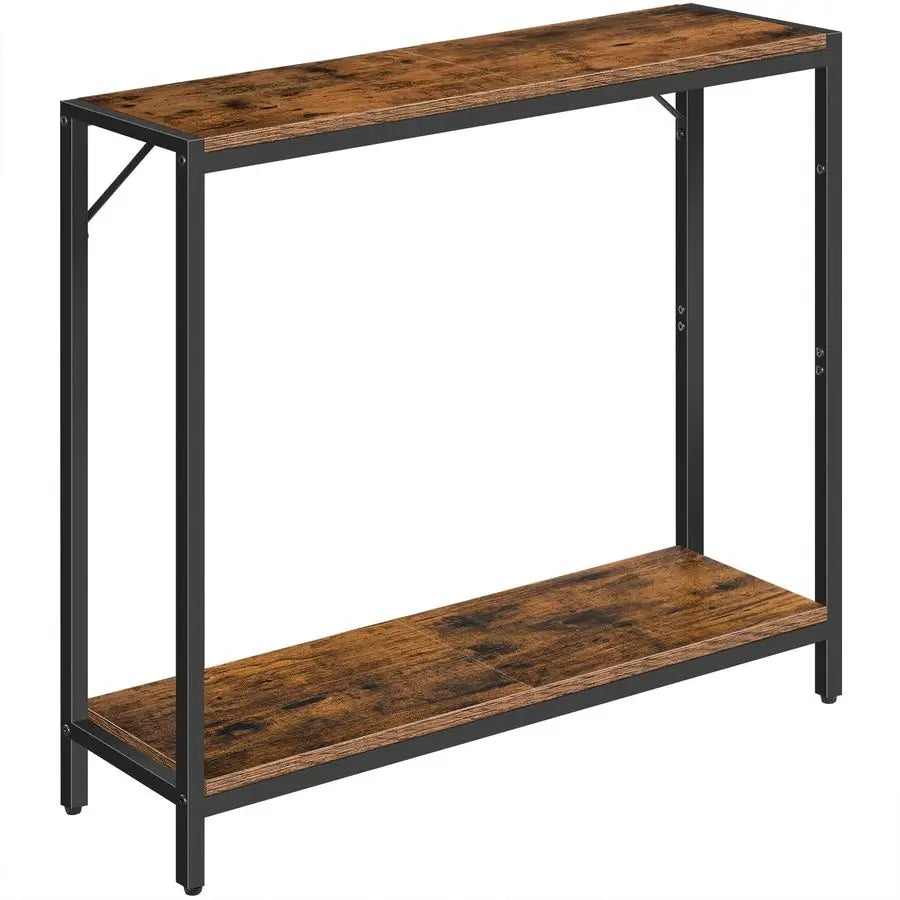Table, 2Tier Entrance Table, Behind Sofa Table, Sturdy and Stable, for Living Room, Entryway, Foyer.