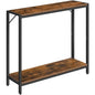 Table, 2Tier Entrance Table, Behind Sofa Table, Sturdy and Stable, for Living Room, Entryway, Foyer.