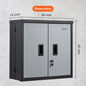 Foldable Wall Cabinet Metal Garage Locker Mounted Tool Chest Adjustable Shelf Magnetic Door.