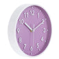 8 Inch Wall Clock 3D Number Quartz Battery Operated Silent Non-Ticking Round Wall Clocks Decorative.