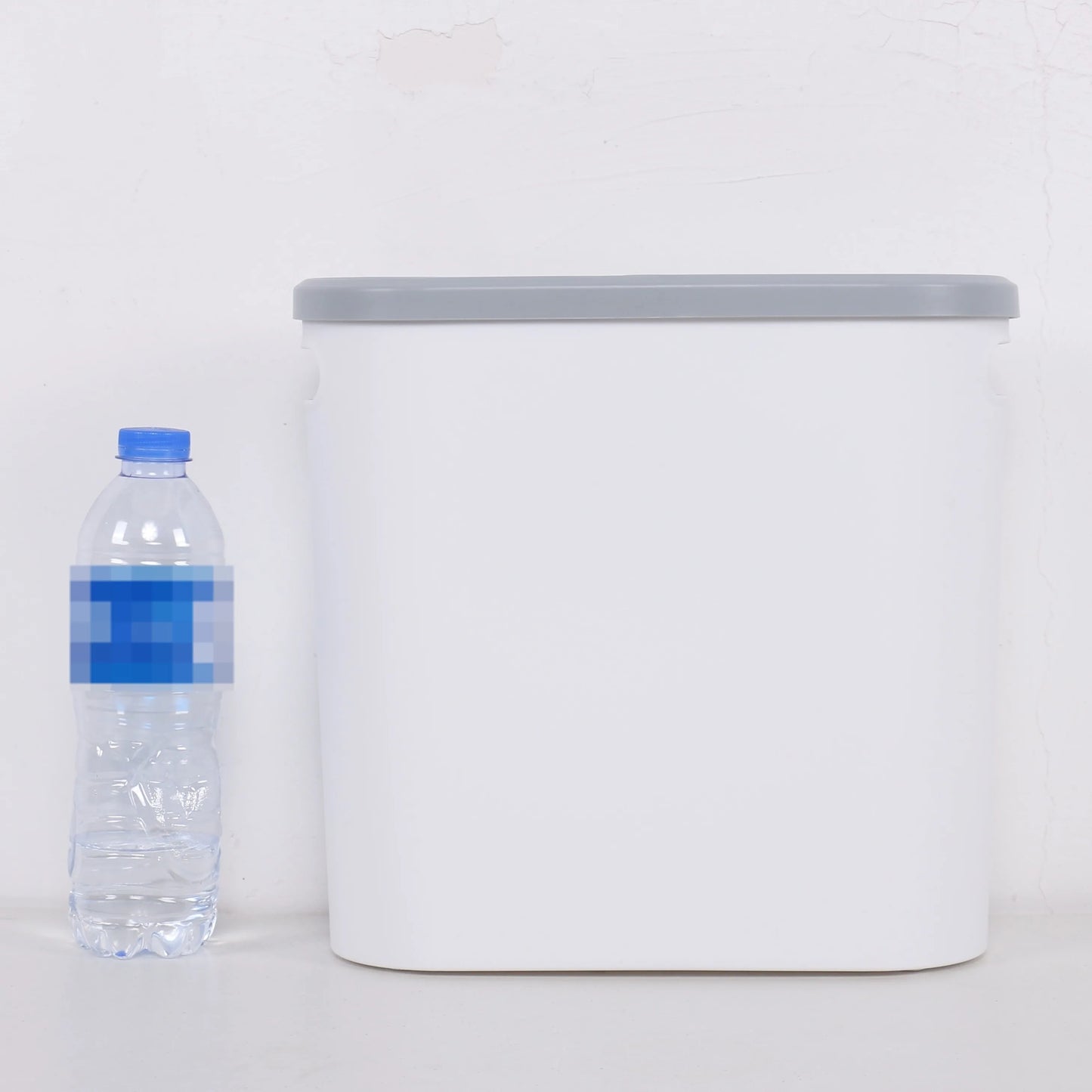 2/1 Pack Bathroom Trash Can, Small Durable Plastic Trash Can, Easy to Clean, Space-Saving.