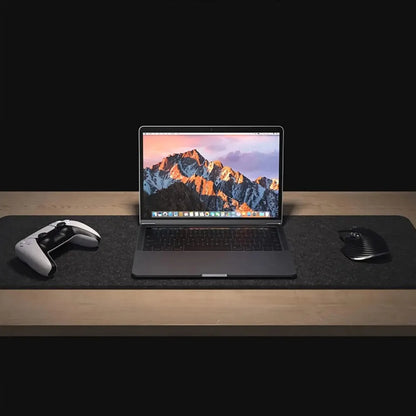 Felt Desk Computer Mat, Large Felt Mouse Pad and Keyboard Desk Protector for Office.