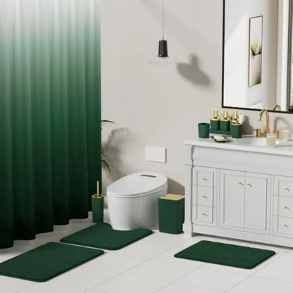 Bathroom Sets with Shower Curtain and Rugs 27PC Bathroom Accessory Set.