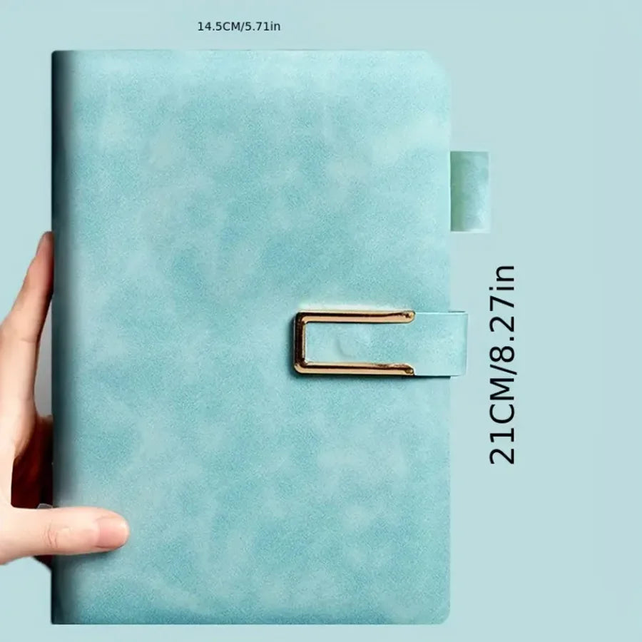 Retro Notebook Soft Leather Cover 200/360 Pages Agenda for Students Business Office School.