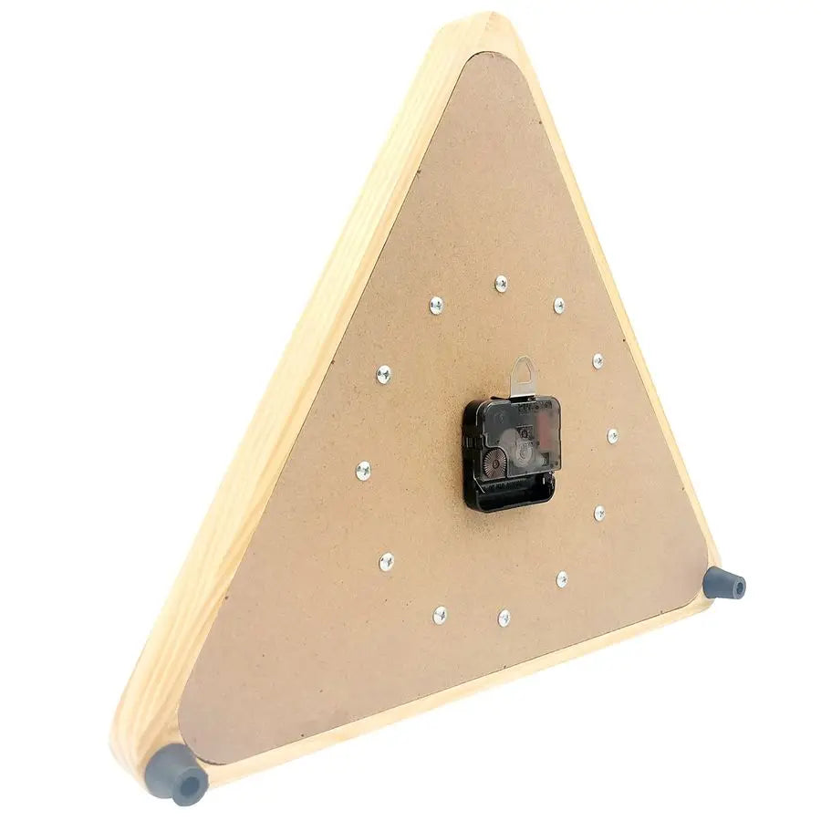 Billiards Pool Ball Clock 14Inch Triangle Pool Table Cool Wall Clock.