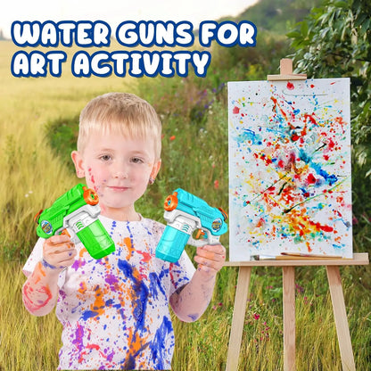 6-Pack Water Guns for Kids and Adults, Long Range Squirt Toys for Pool Fun