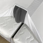 Fitted Sheet Attached Bed Bridge Twin XL to King Converter Kit with Sheet Strap Set Split King Gap Filler.