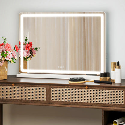 LED Vanity Mirror with Lights and Aluminum Frame