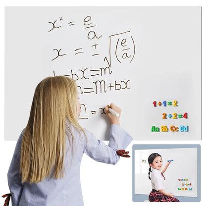 Magnetic Dry Erase Whiteboard Include Marker Magnet Eraser Removable Erasable, Office.