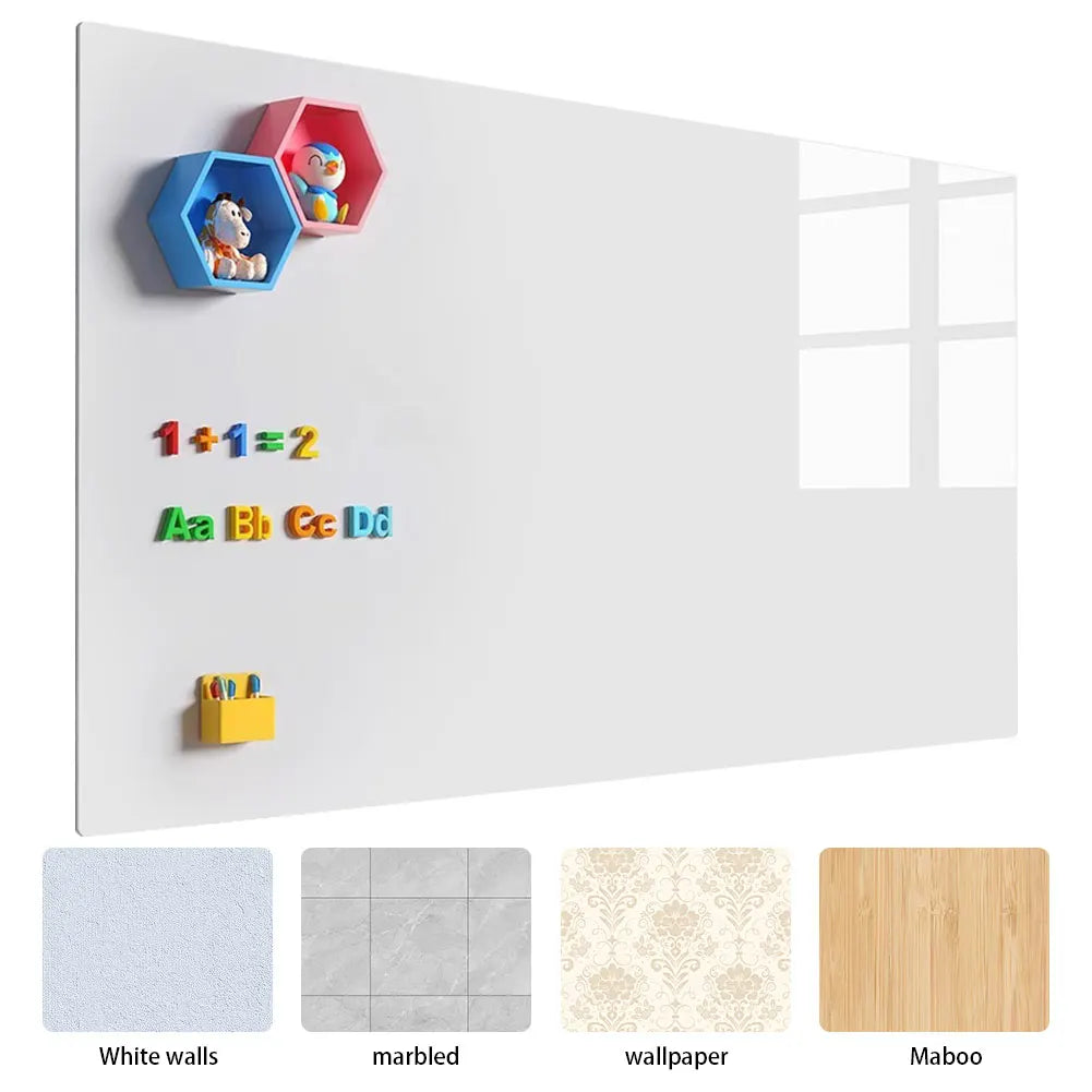 Magnetic Dry Erase Whiteboard Include Marker Magnet Eraser Removable Erasable, Office.