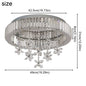 Crystal LED Ceiling Lamp Modern Chandelier Pendant Light Luxury Home Decor, Dining room.