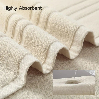 6 Piece Luxury Bath Towel Set 100 Cotton Towels for Bathroom.