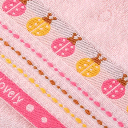 Pure Cotton Children's Towel, Soft Absorbent Baby Face Wash Towel for Kids.