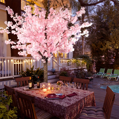 Artificial Cherry Trees Indoor Decor: Handmade Natural Fake Cherry Blossom Tree.