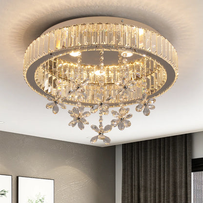 Crystal LED Ceiling Lamp Modern Chandelier Pendant Light Luxury Home Decor, Dining room.
