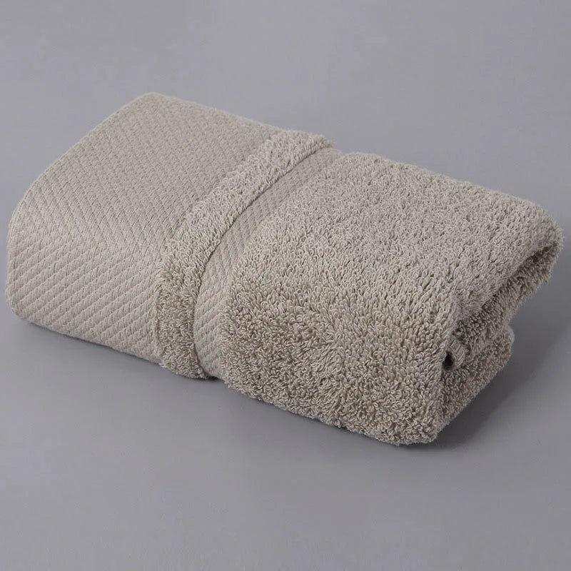 Solid Color Cotton Super Absorbent Hand Towel Face Hand Towel Thicken Soft Bathroom Towels.