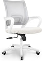 NEO CHAIR Black Mesh Gaming Office Chair Mid Back Lumbar Support Adjustable Height, Swivel.