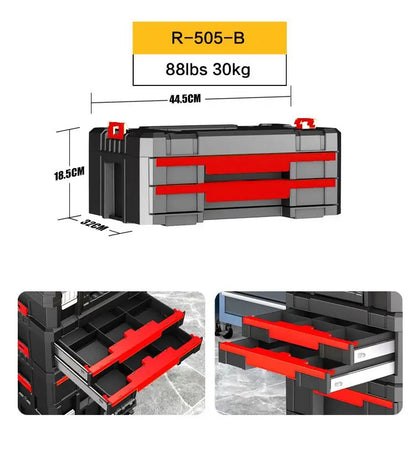 Electrical Appliances. For sale separately. Stackable roller toolbox, plastic portable folding storage box.