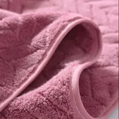 Solid Color Towel Set of 4pcs, Ultra Soft   Highly Absorbent, 4 Color Options.