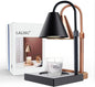 Stepless Dimming Candle Warmer Lamp with Timer and Adjustable Height.