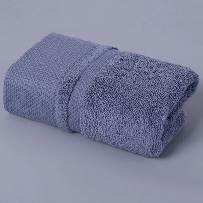 Solid Color Cotton Super Absorbent Hand Towel Face Hand Towel Thicken Soft Bathroom Towels.