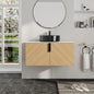 36 Inch Floating Bathroom Vanity with Sink Top Combo, Wood Single Sink.