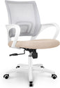 NEO CHAIR Black Mesh Gaming Office Chair Mid Back Lumbar Support Adjustable Height, Swivel.