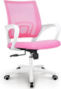 NEO CHAIR Black Mesh Gaming Office Chair Mid Back Lumbar Support Adjustable Height, Swivel.