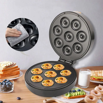 1200w High-power Electric Donut Machine- Multi-functional Automatic Heating and Breakfast Machine