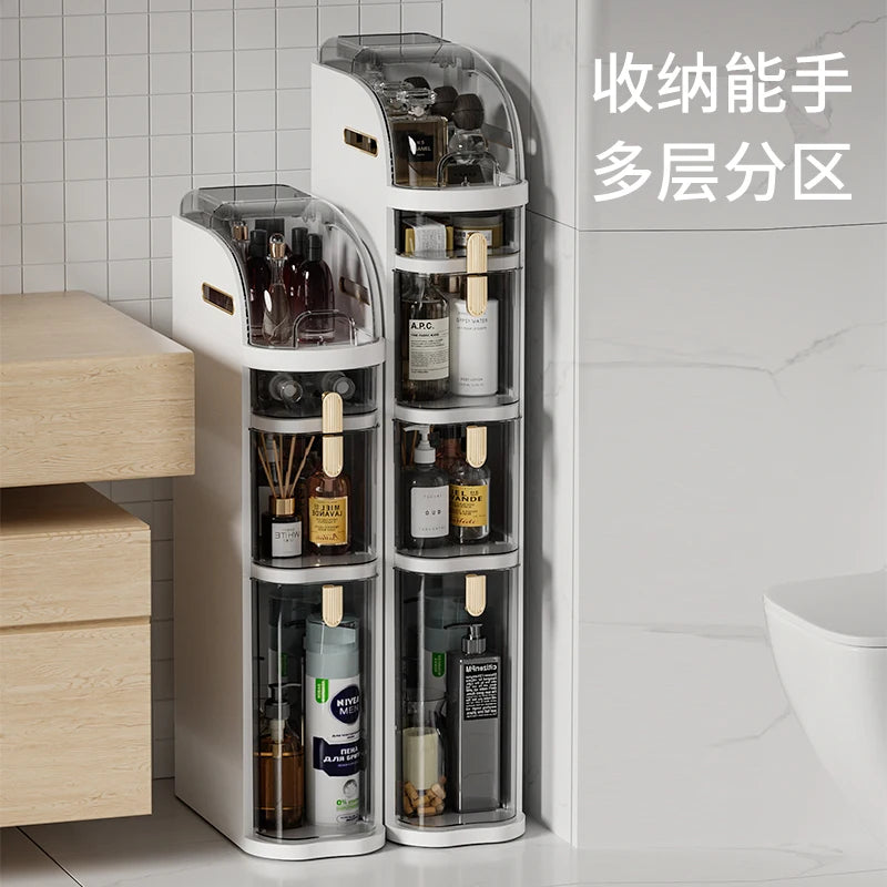 1 Piece Plastic 18Cm Narrow Size Gap Storage Cabinet Drawer, for Bathroom.