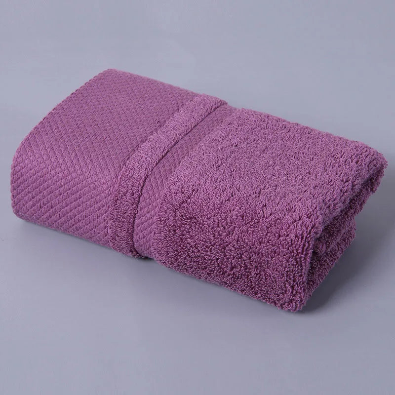 Solid Color Cotton Super Absorbent Hand Towel Face Hand Towel Thicken Soft Bathroom Towels.