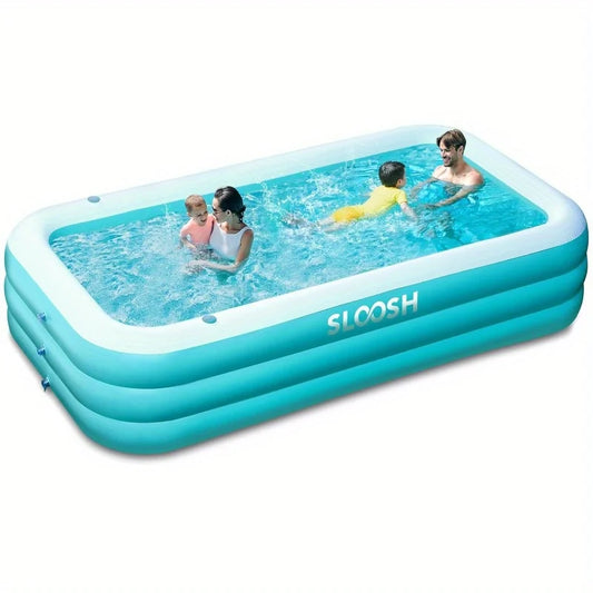 JOYFY Inflatable Pool with Seats, Full-Sized Inflatable Swimming Pool for Summer time.