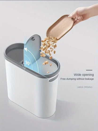 2/1 Pack Bathroom Trash Can, Small Durable Plastic Trash Can, Easy to Clean, Space-Saving.