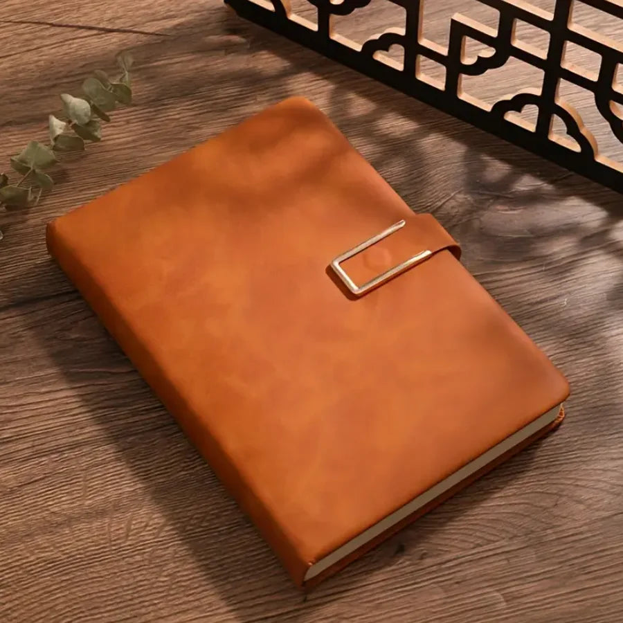 Retro Notebook Soft Leather Cover 200/360 Pages Agenda for Students Business Office School.