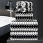 Bathroom Towel Set Black White2 Oversized Large Bath Towels Sheet,2 Hand Towels,4 Washcloths, Soft Towel Set.