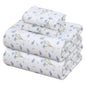 Flannel Sheets Queen Size 100 Cotton Double Brushed Bed Sheets,16 Inches Queen Sheet Set, Breathable