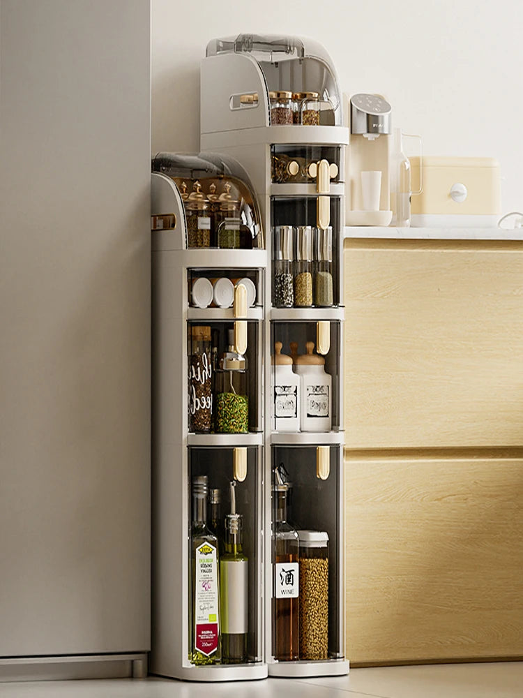 1 Piece Plastic 18Cm Narrow Size Gap Storage Cabinet Drawer, for Bathroom.