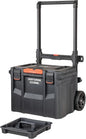 Waterproof Rolling Toolbox with Wheels, Stackable Storage for Indoor/Outdoor.