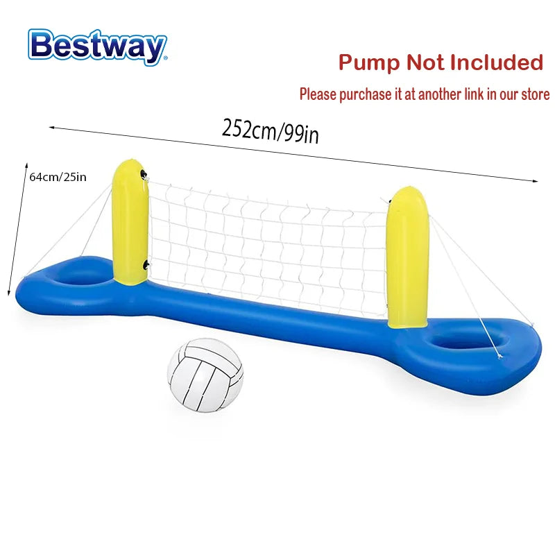 Bestway 52133 Inflatable Basketball Swim Set, Floating Pool Game, Pool Toys