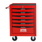 Rolling Metal Tool Chest with 6 Drawers, 20" 6-Drawer Tool Chest Cabinet with Ball Bearing Drawer Slides.