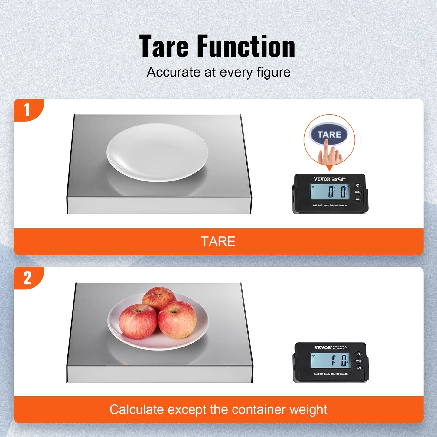 Split Type Digital Shipping Scale Postal Mailing Weighing Scale with HD LCD Screen for Luggage.