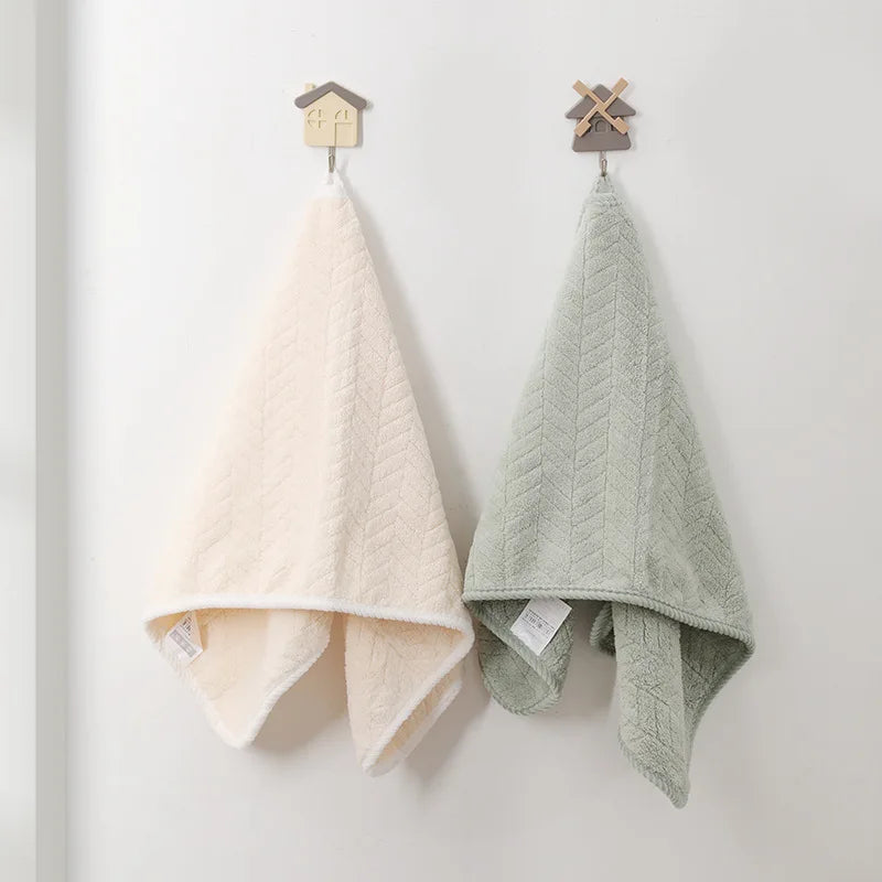 Solid Color Towel Set of 4pcs, Ultra Soft   Highly Absorbent, 4 Color Options.