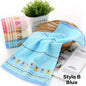 Pure Cotton Children's Towel, Soft Absorbent Baby Face Wash Towel for Kids.